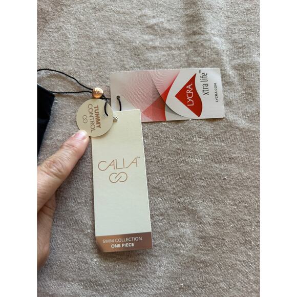 NWT Calia Open Back High Neck One Piece Swimsuit Women's 14 - Picture 2 of 7